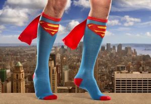 calcetines-de-superman-con-capa